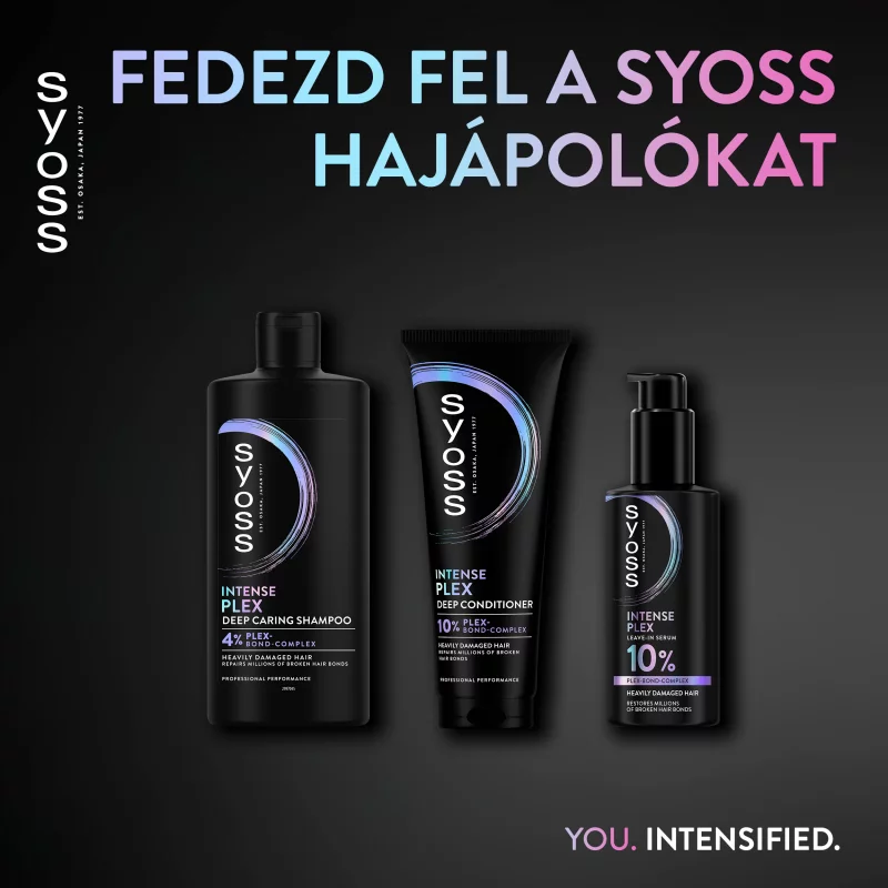 Syoss Intense Plex mélyápoló sampon 440 ml