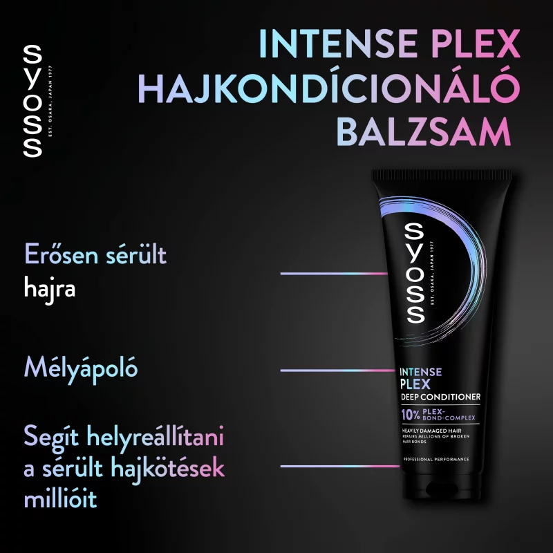 Syoss Intense Plex mélykondicionáló hajbalzsam 250 ml