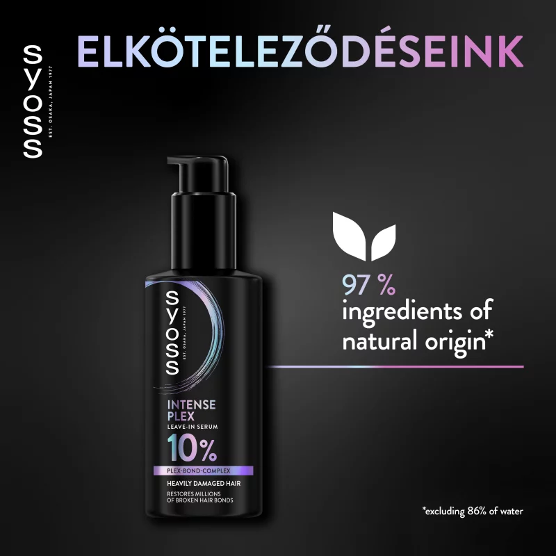 Syoss Intense Plex nem kiöblítendő szérum erősen sérült hajra 100 ml