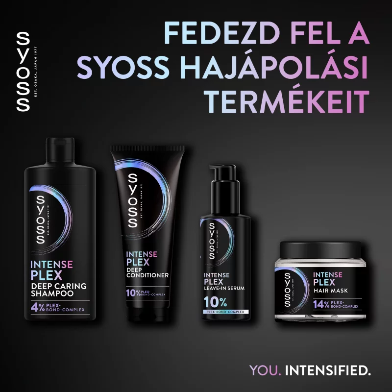 Syoss Intense Plex nem kiöblítendő szérum erősen sérült hajra 100 ml