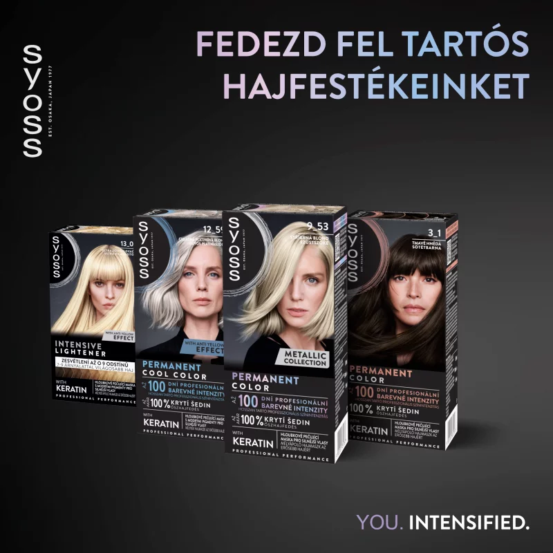 Syoss Color tartós hajfesték 9-53 ezüstszőke