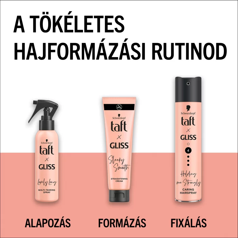 Taft X Gliss Lovely Long többfunkciós spray hosszú hajra 150 ml