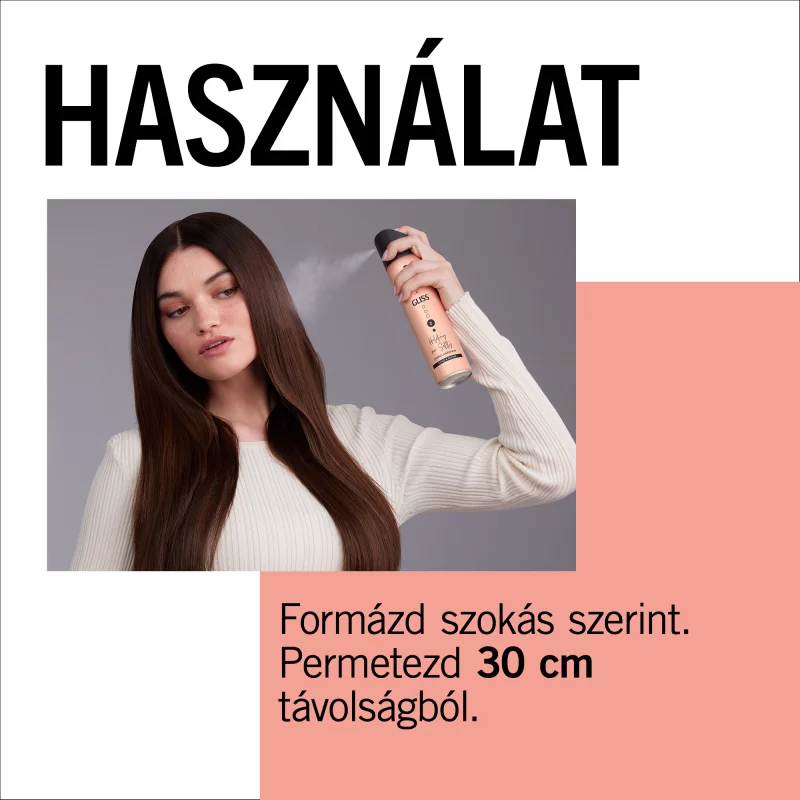 Taft X Gliss Holding me Strongly ápoló hajlakk minden hajtípusra 250 ml