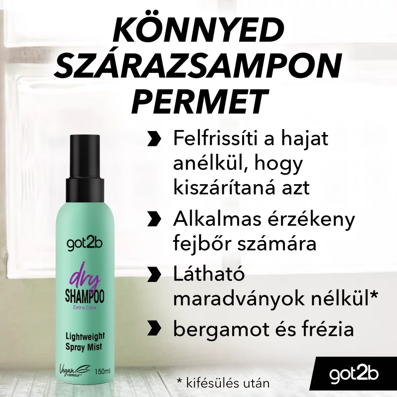 got2b könnyed szárazsampon permet 150 ml 