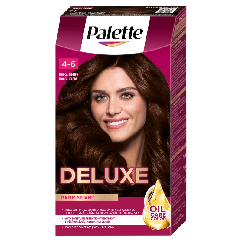 Palette Deluxe 4-6 Mokka barna tartós hajfesték