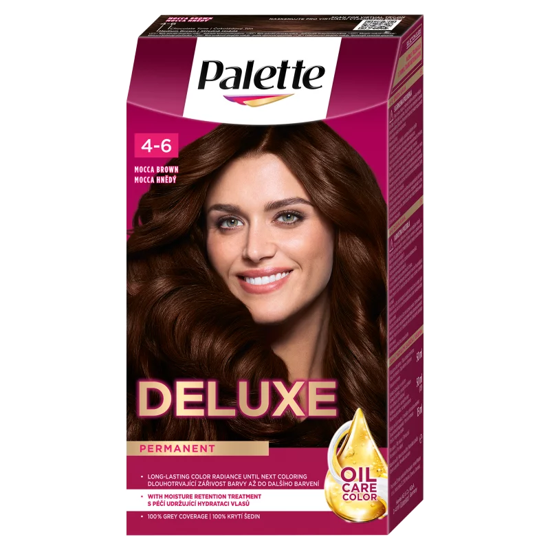 Palette Deluxe 4-6 Mokka barna tartós hajfesték