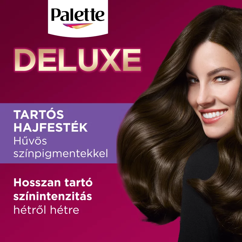 Palette Deluxe 5-11 Hamvas világosbarna tartós hajfesték