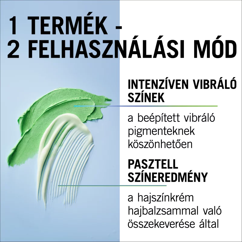 Schwarzkopf Live 12-15 hajmosásig tartó hajszínező 024 Élénk zöld