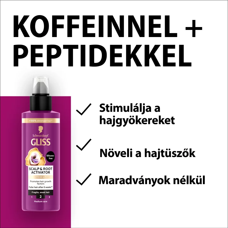 Gliss Scalp & Root Activator fejbőr & hajhagyma aktiváló szérum 100 ml
