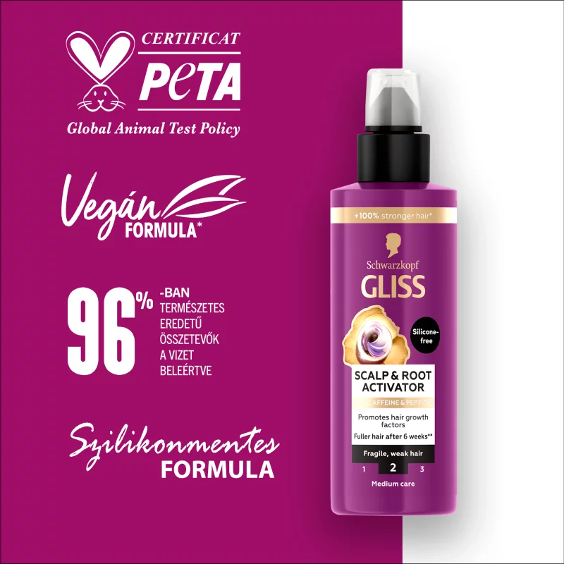 Gliss Scalp & Root Activator fejbőr & hajhagyma aktiváló szérum 100 ml