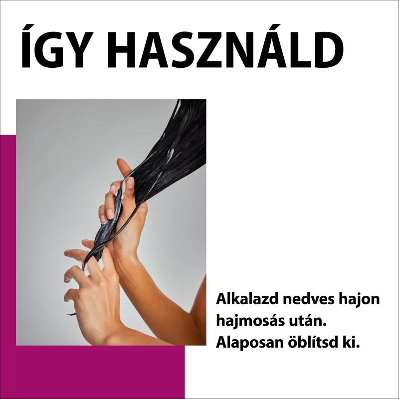 Gliss Full Hair Wonder dúsító hajbalzsam koffeinnel + peptidekkel 200 ml