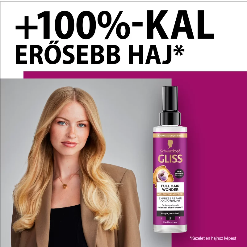 Gliss Full Hair Wonder Express Repair hajbalzsam 200 ml