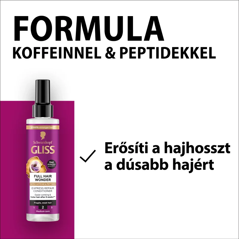 Gliss Full Hair Wonder Express Repair hajbalzsam 200 ml