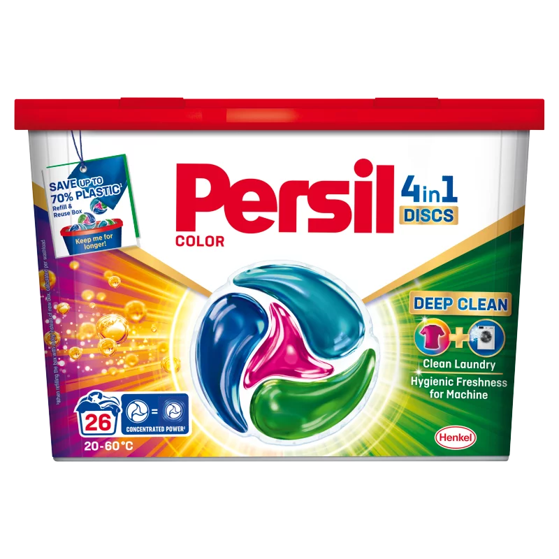 Persil Discs Color mosószer koncentrátum gépi mosáshoz színes ruhadarabokhoz 26 mosás 429 g