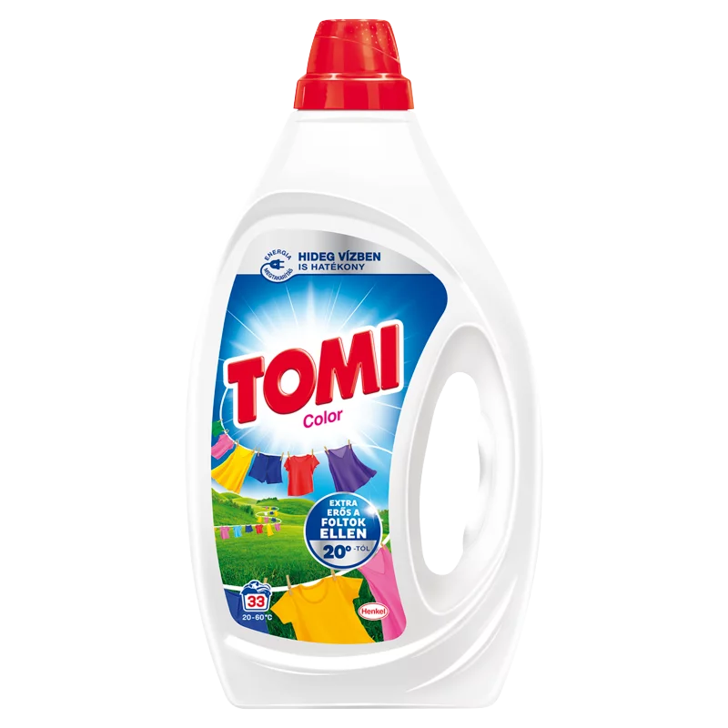 Tomi Color folyékony mosószer színes ruhákhoz 33 mosás 1,485 l