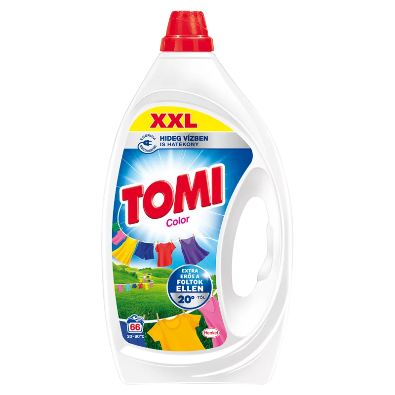 Tomi Color folyékony mosószer színes ruhákhoz 66 mosás 2,97 l