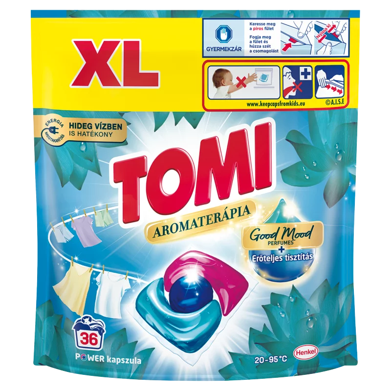 Tomi Aromaterápia Lótusz Power mosószer kapszula 36 mosás 432 g