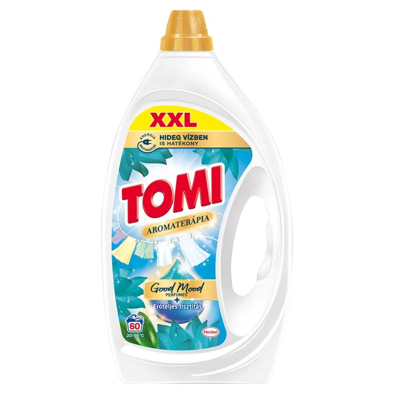 Tomi Aromaterápia Lotus folyékony mosószer fehér és világos ruhákhoz 60 mosás 2,7 l