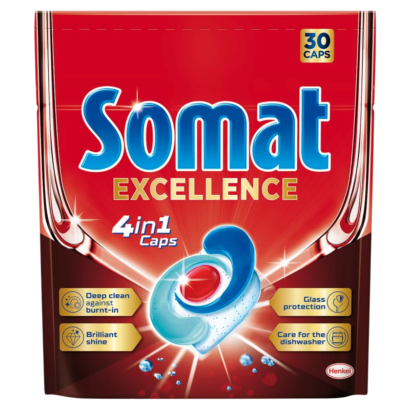 Somat Excellence 4in1 gépi mosogatószer kapszula 30 db 570 g