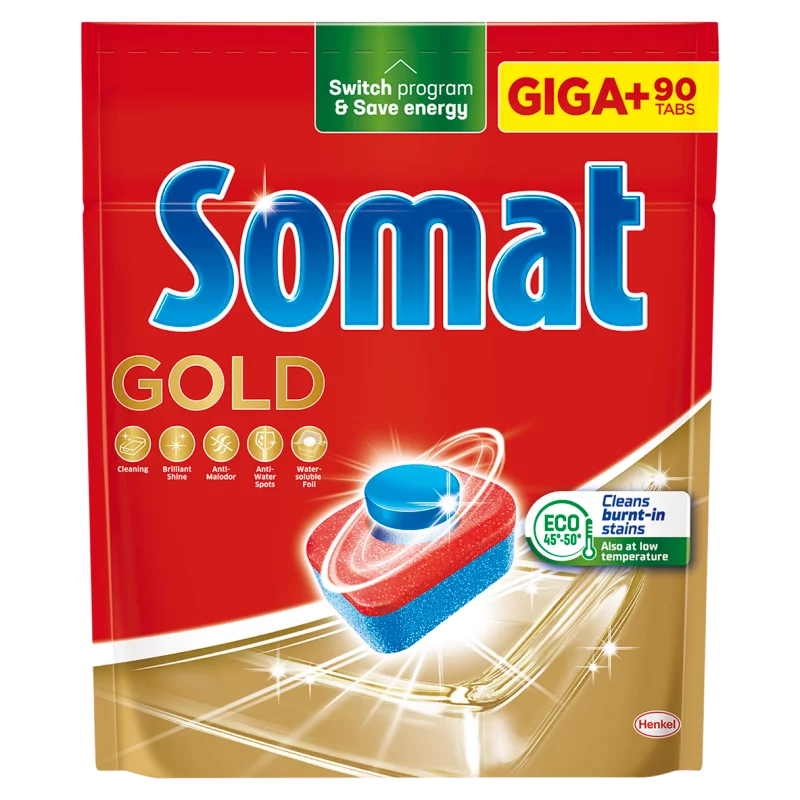 Somat Gold gépi mosogatótabletta 90 db 1584 g
