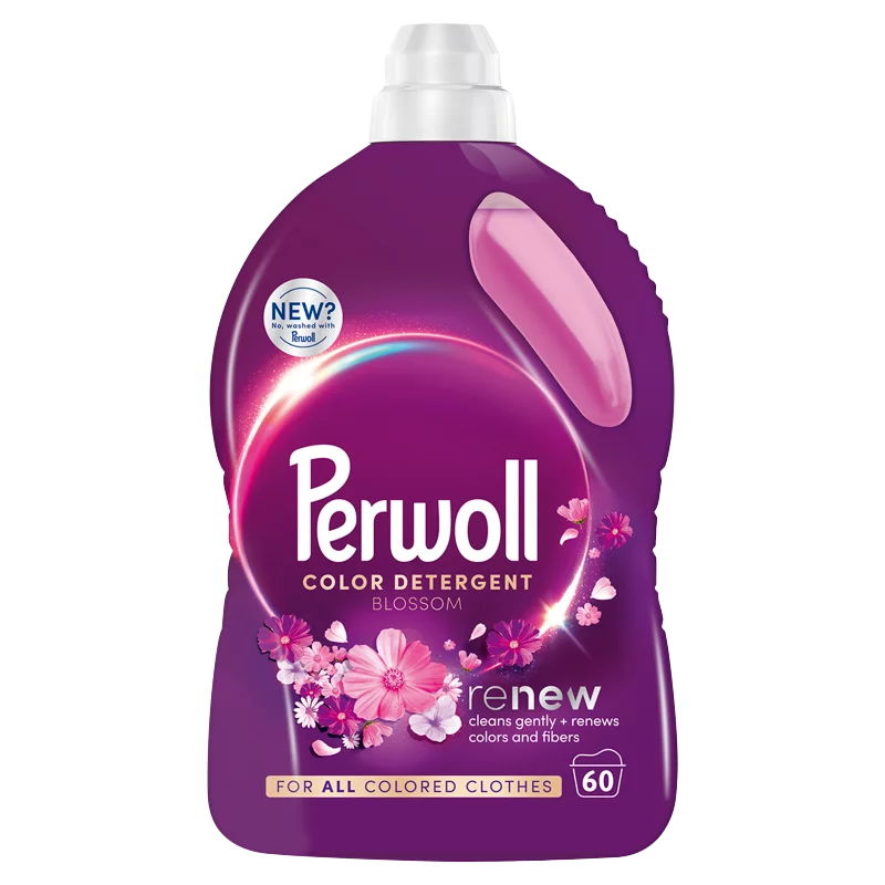 Perwoll Renew Blossom univerzális finommosószer elegáns illattal 60 mosás 3 l