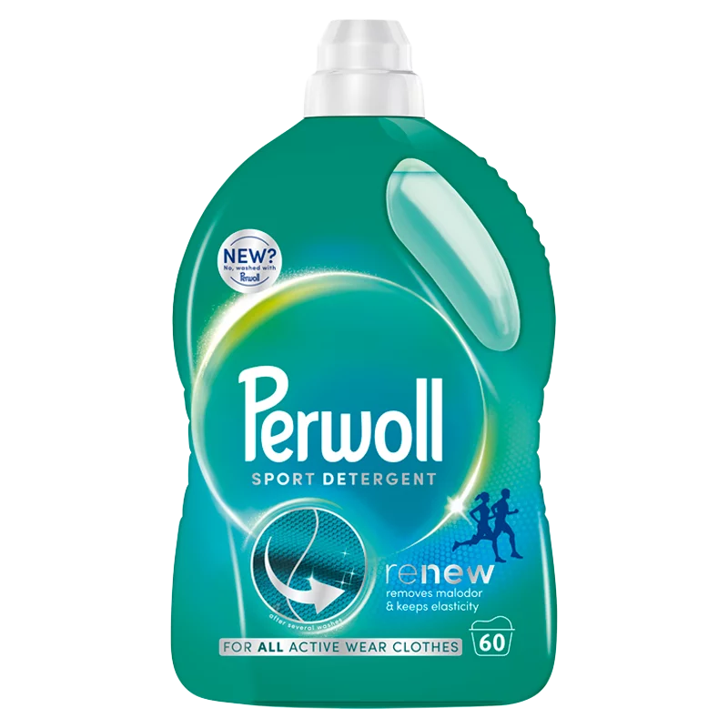 Perwoll Renew Sport finommosószer szintetikus szabaidő- és sportruházat tisztítására 60 mosás 3 l