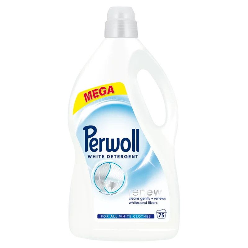 Perwoll Renew finommosószer fehér textíliákhoz 75 mosás 3,75 l