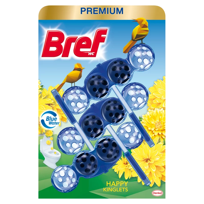 Bref Spring Edition Happy Kinglets WC frissítő 3 x 50 g