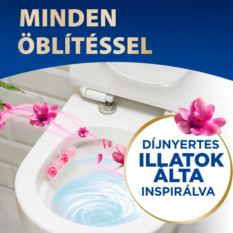 Bref DeLuxe Magnolia WC frissítő 4 x 50 g