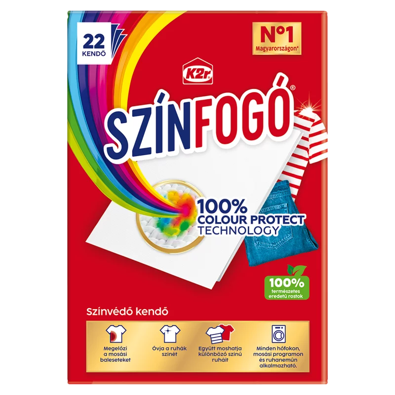 K2r Színfogó színvédő kendő 22 db