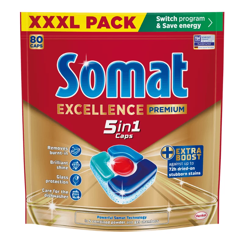 Somat Excellence 5in1 mosogatógép kapszula 80db
