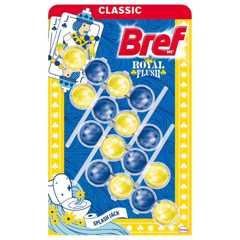 Bref wc tisztító 4x50g Power Aktiv Splash Jack