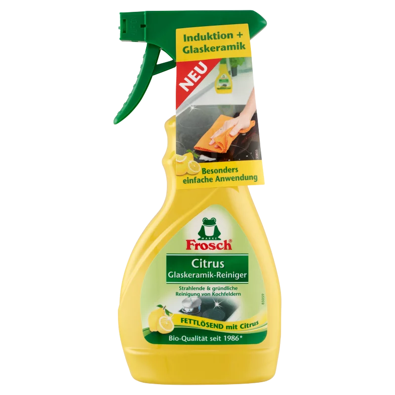 Frosch citromos üvegkerámia főzőlap tisztító spray 300 ml