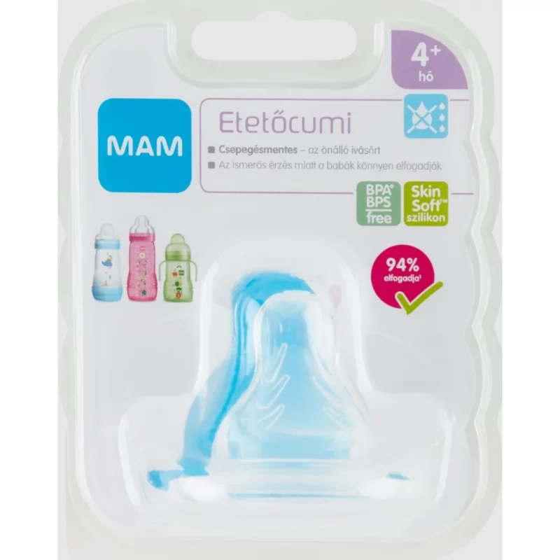 MAM etetőcumi 4+ hónap (3) csepegésmentes