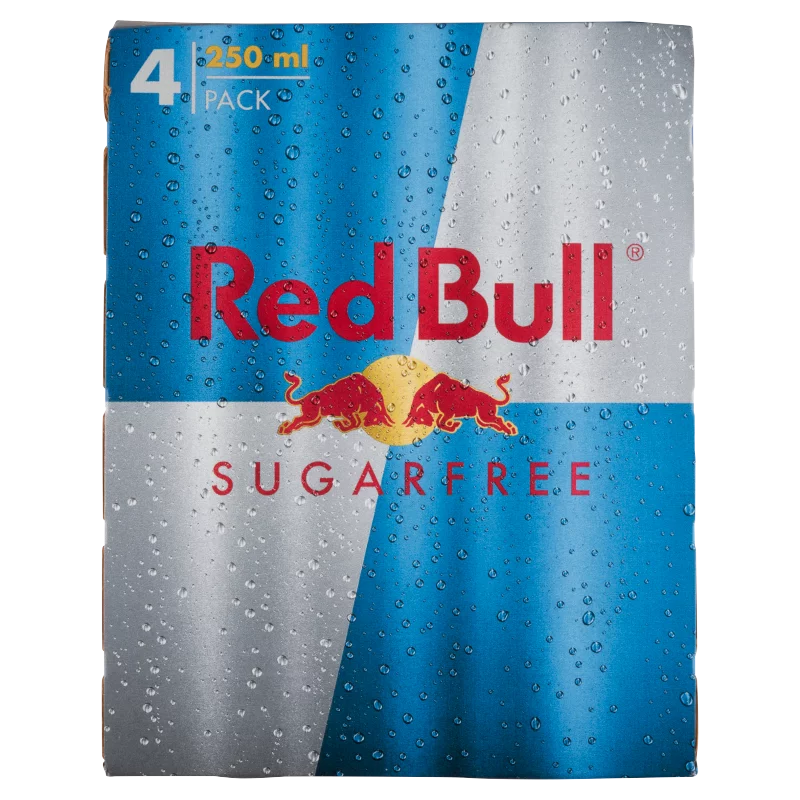 Red Bull Sugarfree energiaital édesítőszerekkel 4 x 250 ml