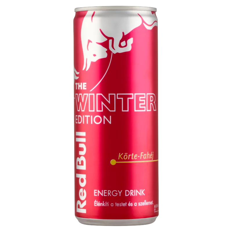 Red Bull The Winter Edition energiaital körte-fahéj ízesítéssel 250 ml
