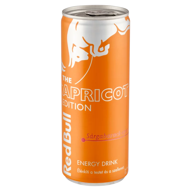 Red Bull The Apricot Edition energiaital sárgabarack-eper ízesítéssel 250 ml 