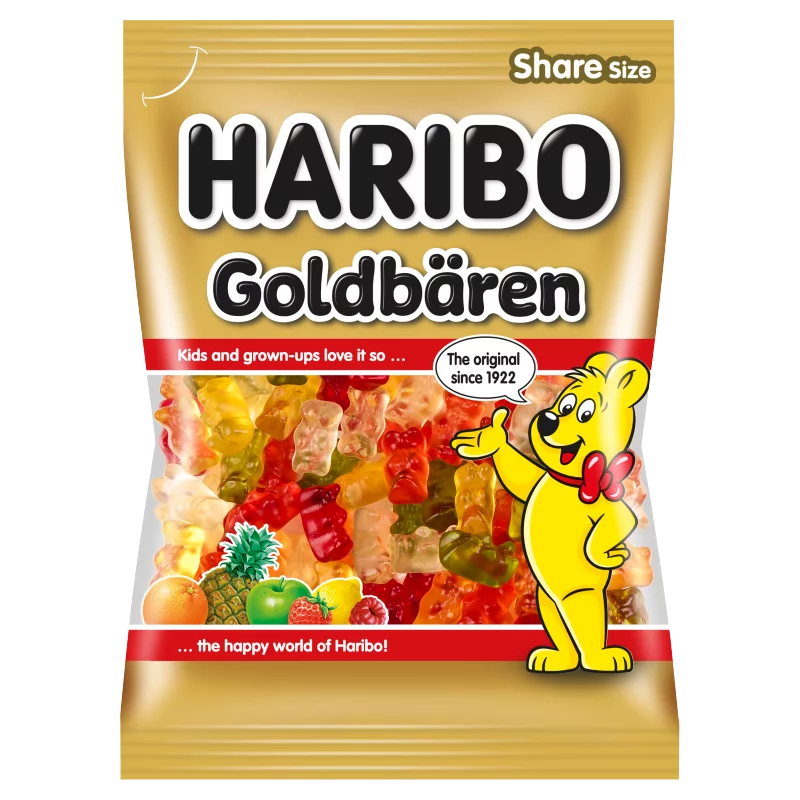 Haribo Goldbären gyümölcsízű gumicukorka 200 g