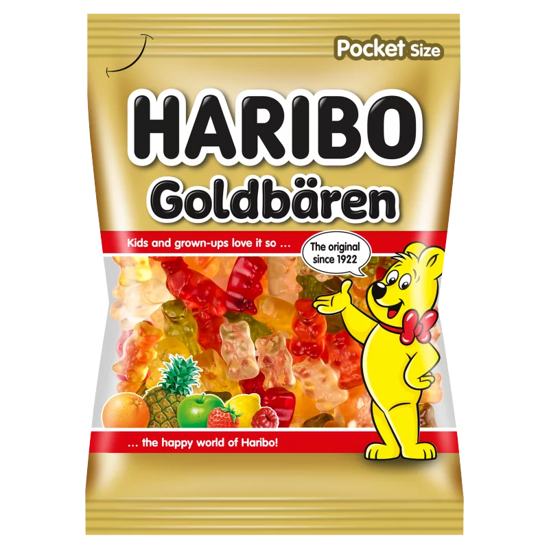 Haribo Goldbären gyümölcsízű gumicukorka 100 g