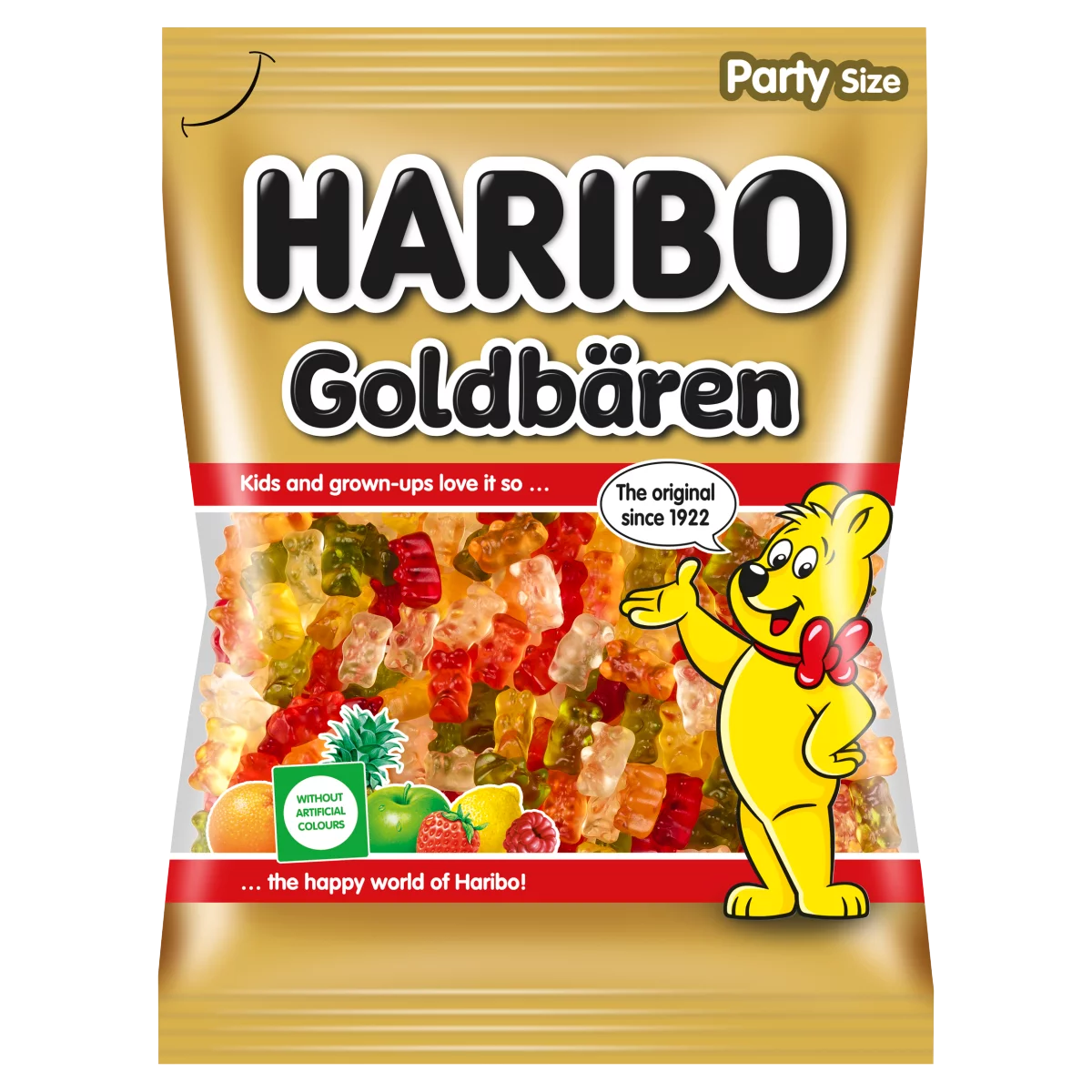 Haribo Goldbären gyümölcsízű gumicukorka 1 kg
