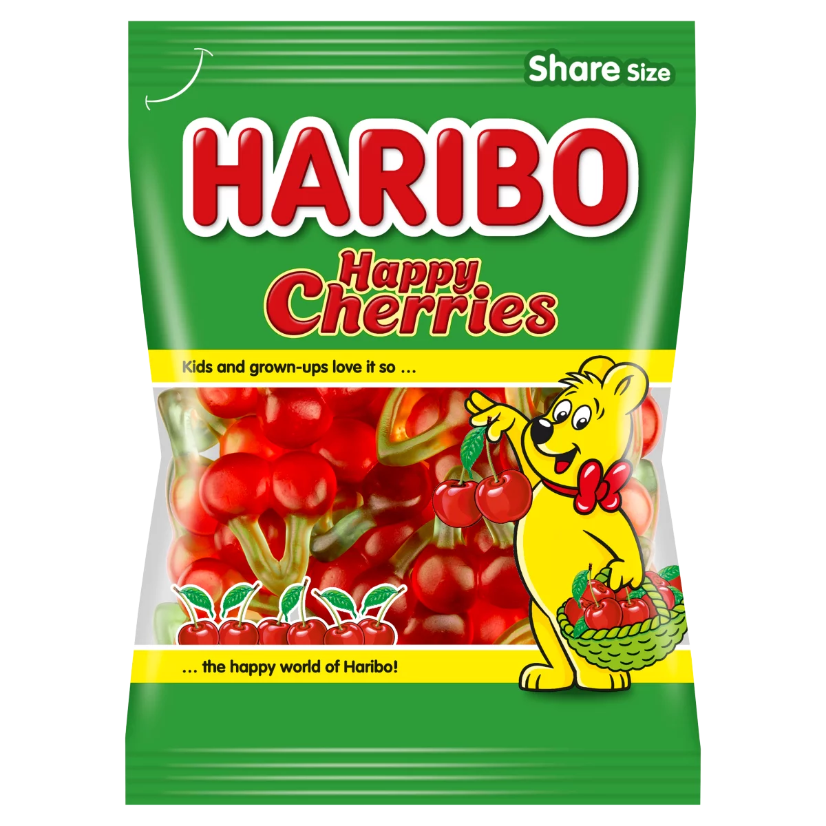 Haribo Happy Cherries gyümölcsízű gumicukor 200 g