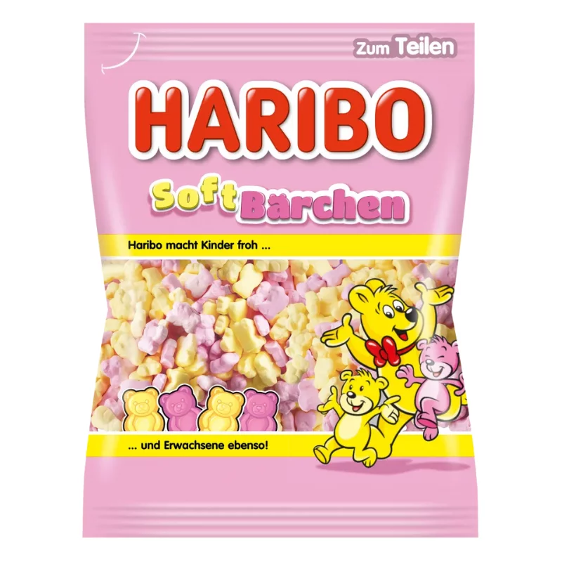 Haribo gumicukor 100g Softbärchen