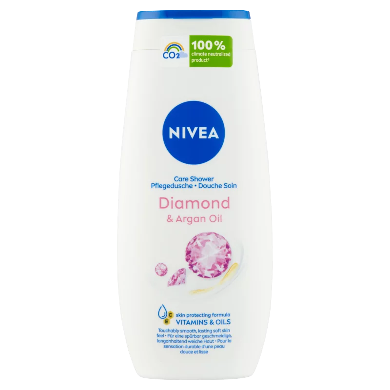 NIVEA Diamond & Argan Oil ápoló hatású krémtusfürdő 250 ml
