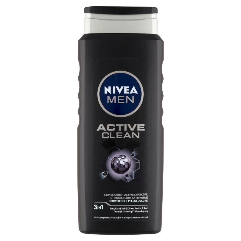 NIVEA MEN Active Clean tusfürdő 500 ml