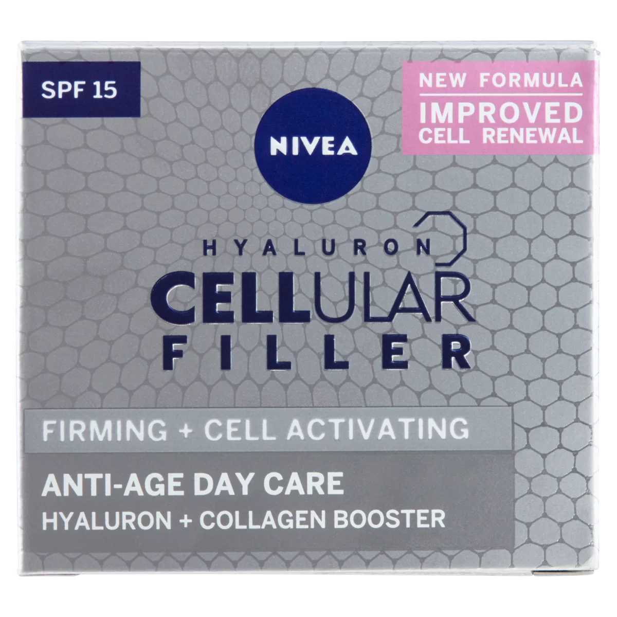 NIVEA Hyaluron Cellular Filler feszesítő nappali arckrém SPF 15 50 ml