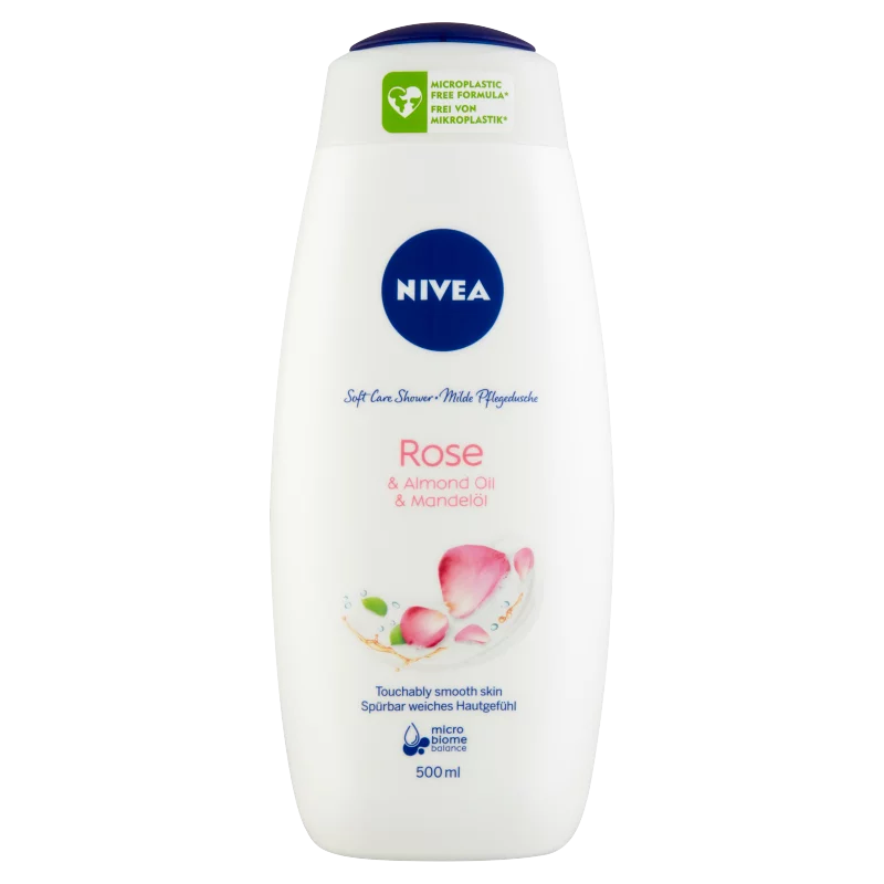 NIVEA Rose & Almond Oil krémtusfürdő 500 ml