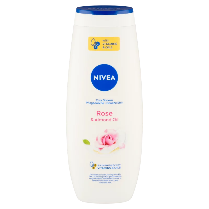 NIVEA Rose & Almond Oil krémtusfürdő 500 ml