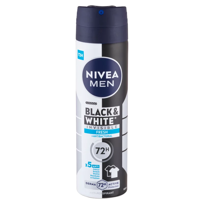 NIVEA MEN Black & White Invisible Fresh izzadásgátló 150 ml