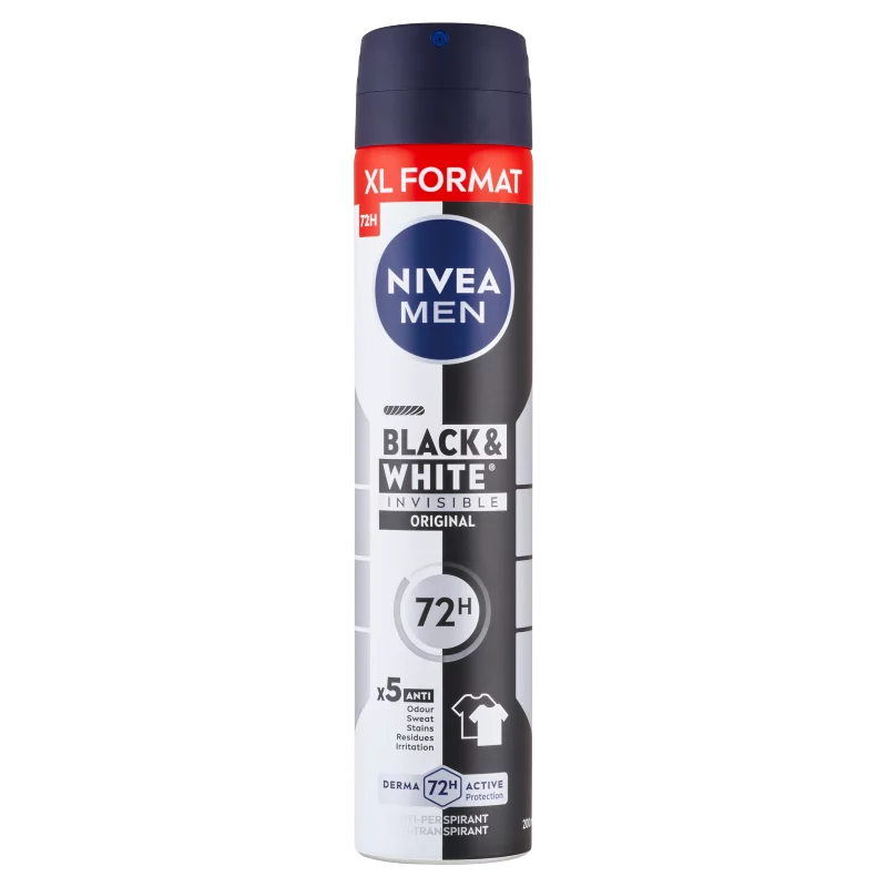 NIVEA MEN Black & White Invisible Original izzadásgátló 200 ml