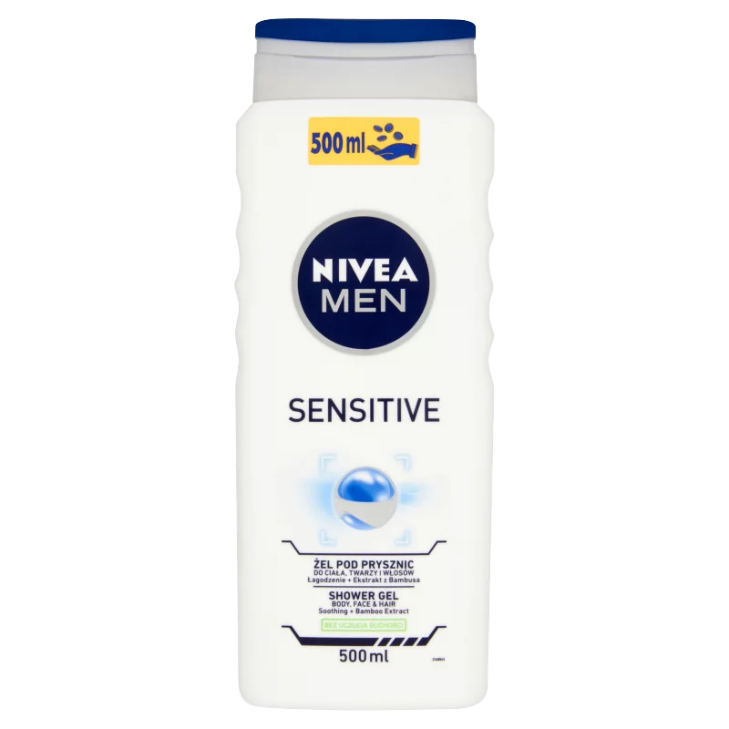 NIVEA MEN Sensitive tusfürdő 500 ml
